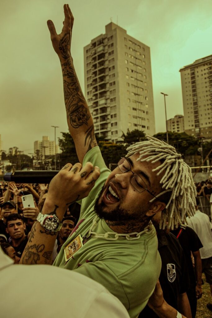Kawe na sua apresentação no Espraiada Festival (Foto: Divulgação)